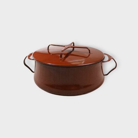 Dansk Kobenstyle Other - Vintage Dansk Kobenstyle Casserole 4 Quart Chestnut Brown Enamel Steel with Lid
